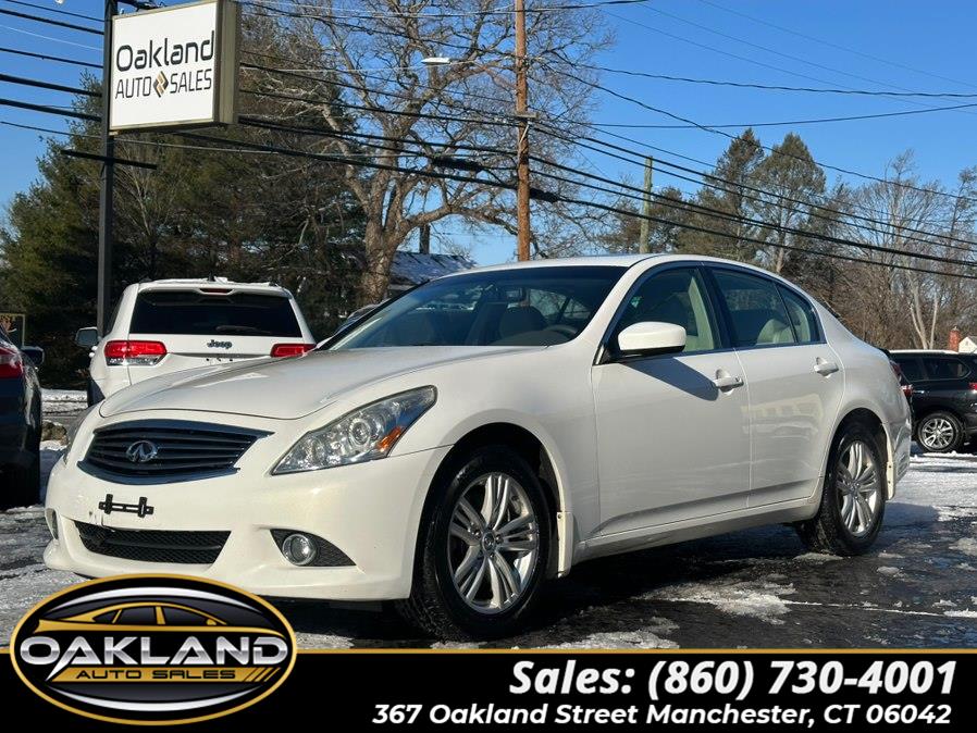 Used INFINITI G37 Sedan 4dr x AWD 2012 | Oakland Auto Sales. Manchester, Connecticut