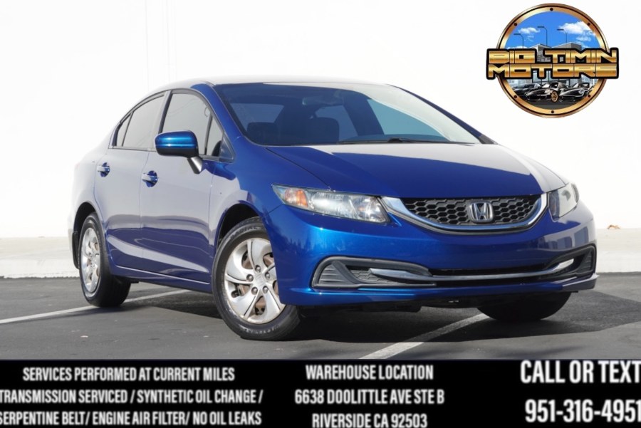 Used 2014 Honda Civic Sedan LX in Riverside, California | Big Timin Motors LLC. Riverside, California