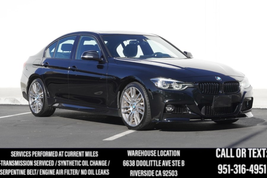 2017 F30 BMW B58 340I MSPORT 340i BLACK SAPP ON BLACK/ HARMON KARDON/ APP CPLAY, available for sale in Riverside, California | Big Timin Motors LLC. Riverside, California