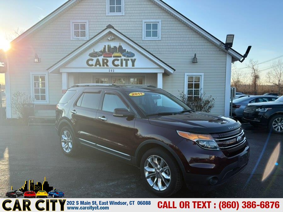 2011 Ford Explorer 4WD 4dr Limited, available for sale in East Windsor, Connecticut | Car City LLC. East Windsor, Connecticut