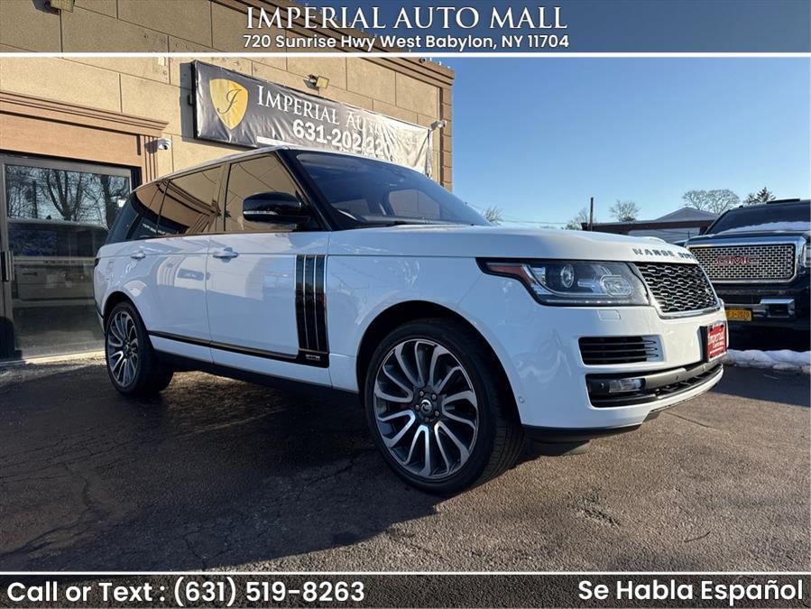2017 Land Rover Range Rover V8 Supercharged Autobiography LWB, available for sale in West Babylon, New York | Imperial Auto Mall. West Babylon, New York