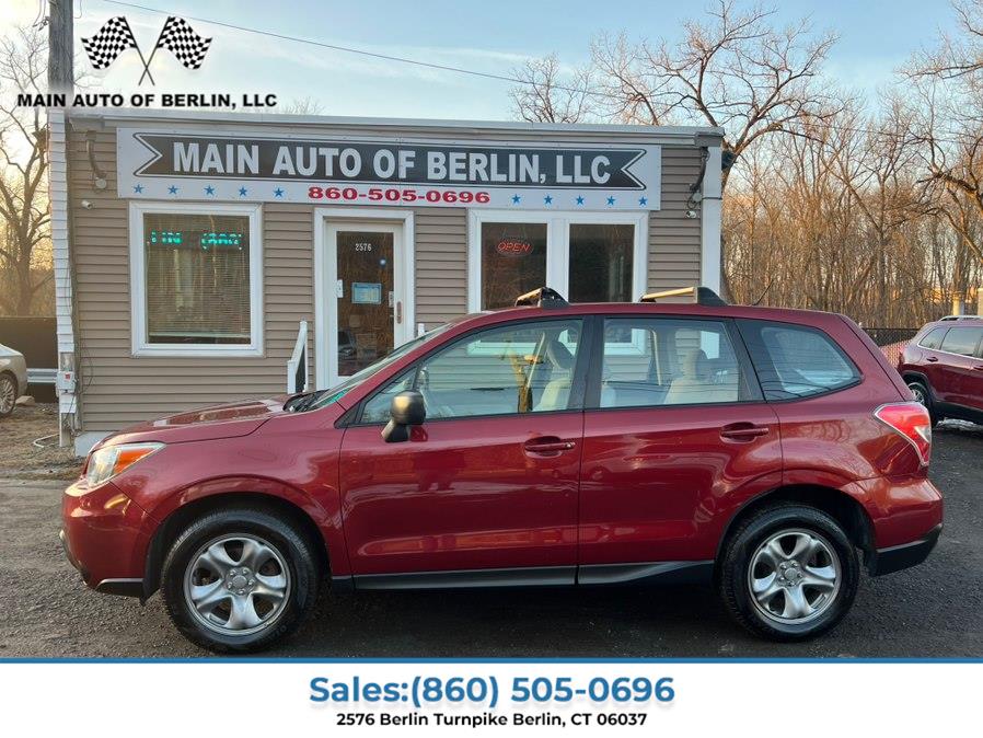 2015 Subaru Forester 4dr CVT 2.5i PZEV, available for sale in Berlin, Connecticut | Main Auto of Berlin. Berlin, Connecticut