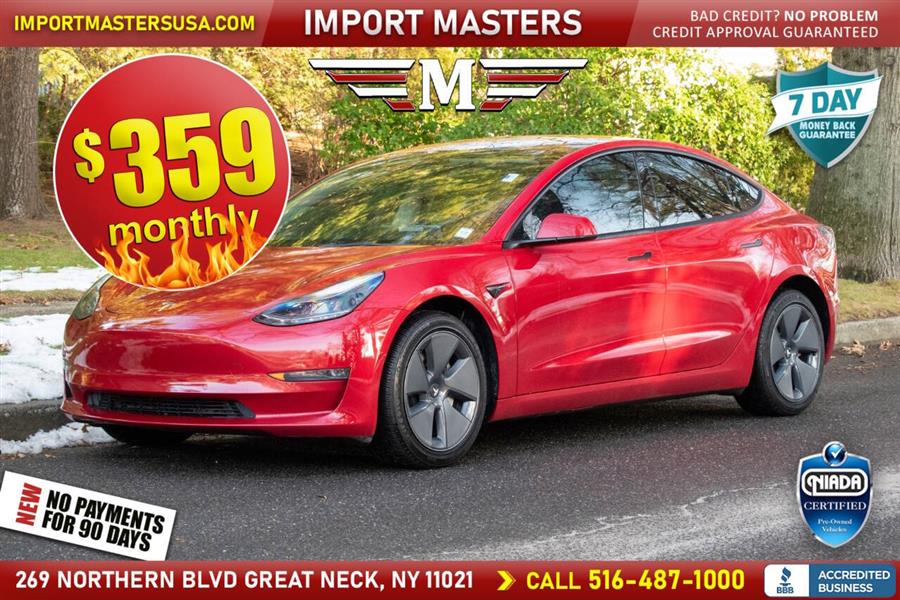 Used Tesla Model 3 Long Range AWD 4dr Sedan 2022 | Camy Cars. Great Neck, New York