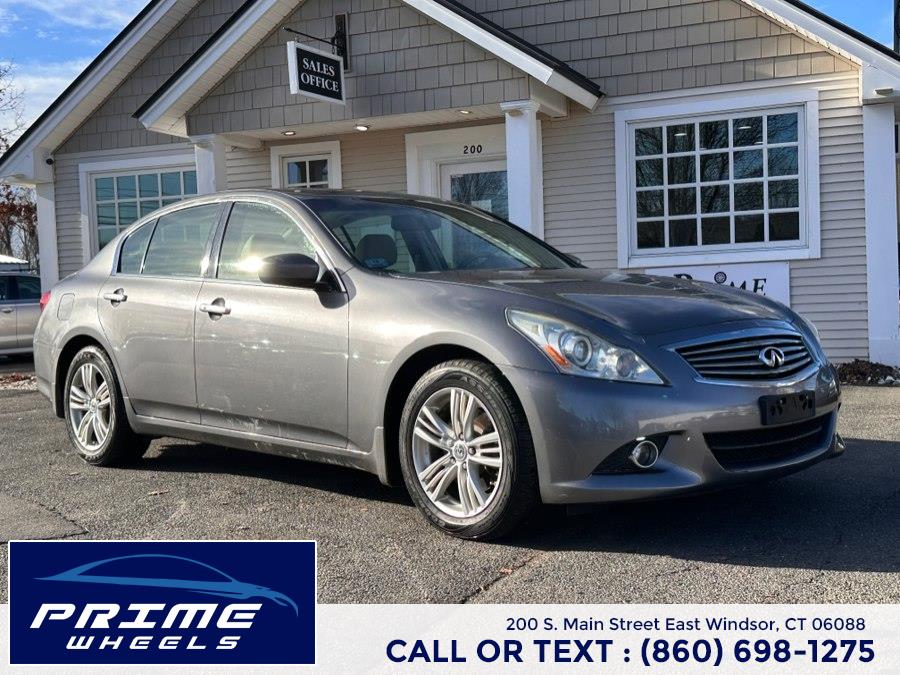 Used 2013 INFINITI G37 Sedan in East Windsor, Connecticut | Prime Wheels. East Windsor, Connecticut