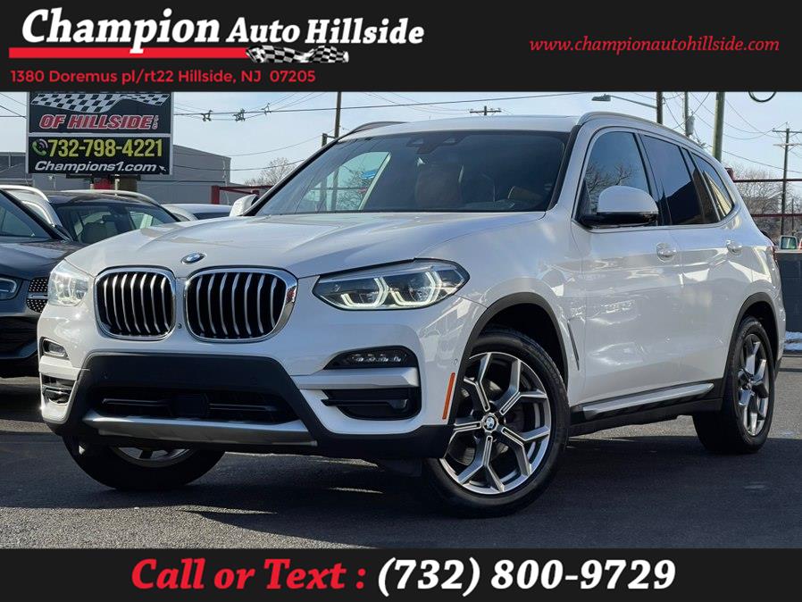 2021 BMW X3 xDrive30i Sports Activity Vehicle, available for sale in Hillside, New Jersey | Champion Auto Hillside. Hillside, New Jersey