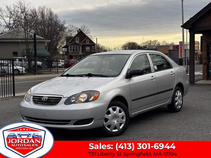 2006 Toyota Corolla 4dr Sdn CE Auto, available for sale in Springfield, Massachusetts | Jordan Auto Sales. Springfield, Massachusetts