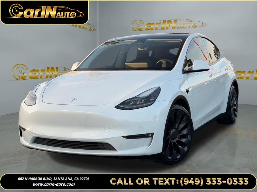 2021 Tesla Model Y Performance AWD, available for sale in Santa Ana, California | Carin Auto. Santa Ana, California