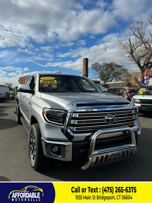 2020 Toyota Tundra 4WD Limited CrewMax 5.5'' Bed 5.7L (Natl), available for sale in Bridgeport, Connecticut | Affordable Motors 2 LLC. Bridgeport, Connecticut