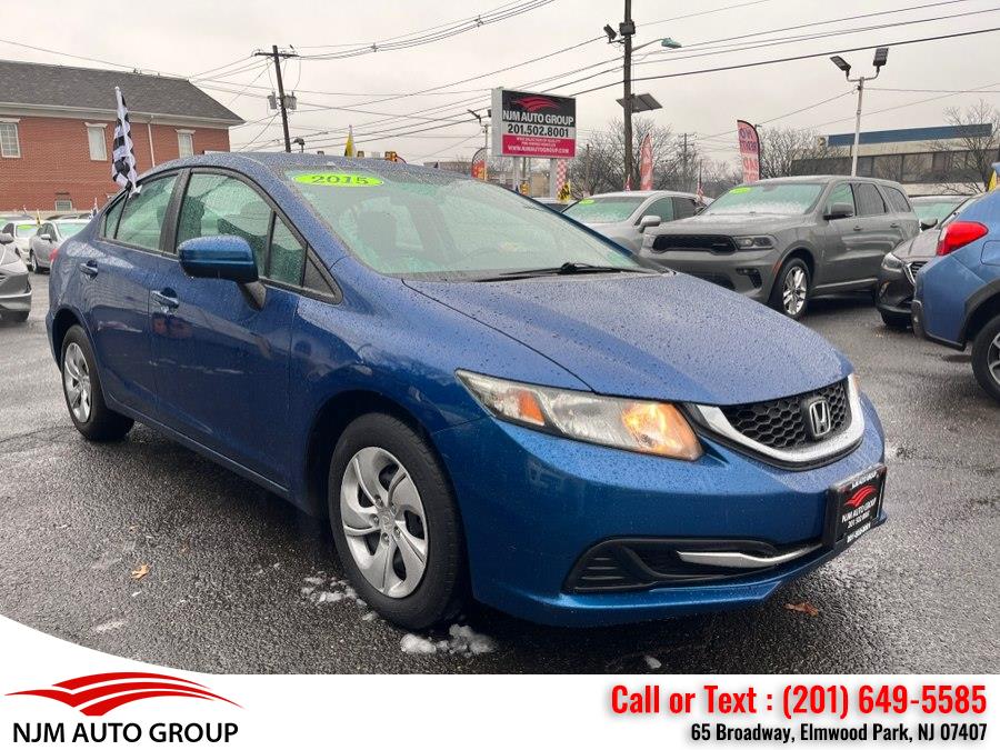 Used 2015 Honda Civic Sedan in Elmwood Park, New Jersey | NJM Auto Group. Elmwood Park, New Jersey