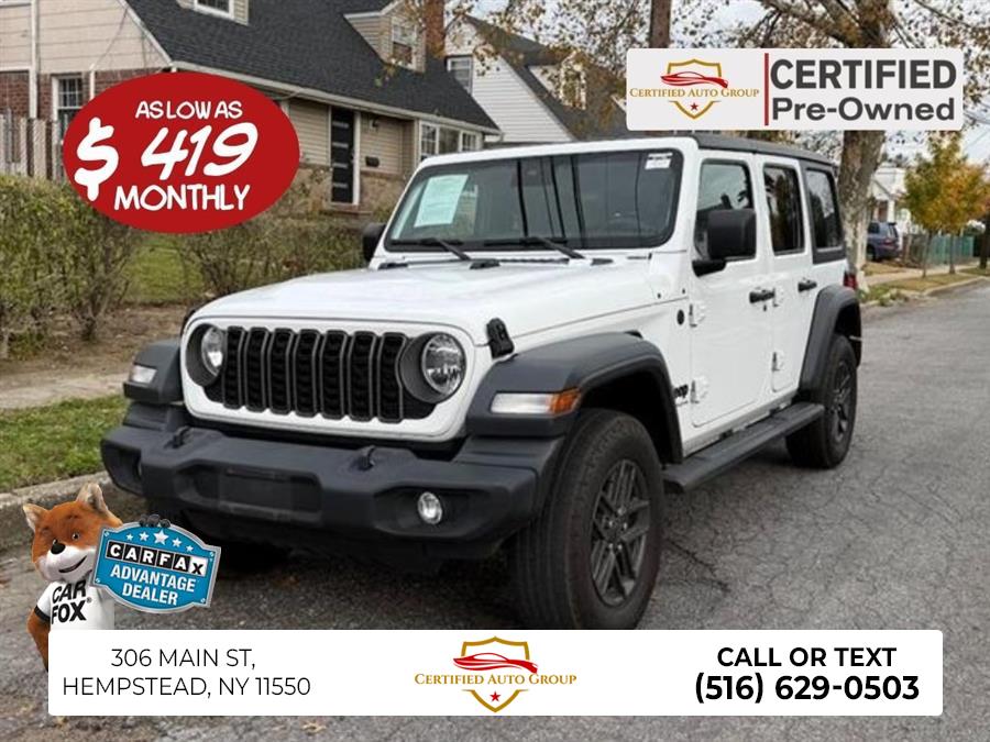 Used 2025 Jeep Wrangler in Hempstead, New York | Certified Automotive Group. Hempstead, New York