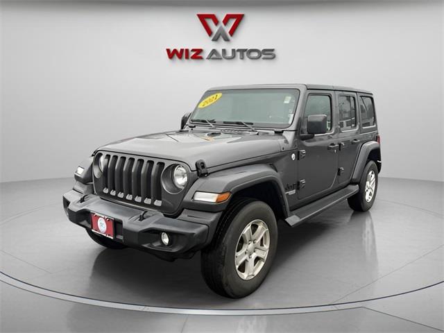 2021 Jeep Wrangler Unlimited Sport S, available for sale in Stratford, Connecticut | Wiz Leasing Inc. Stratford, Connecticut