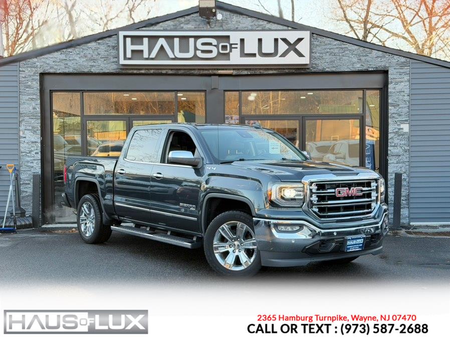 2018 GMC Sierra 1500 4WD Crew Cab 143.5" SLT, available for sale in Wayne, New Jersey | Haus of Lux. Wayne, New Jersey