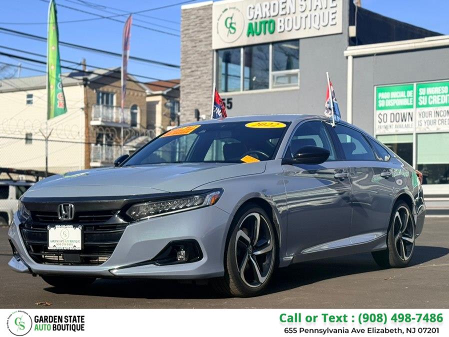 2022 Honda Accord Sedan Sport 1.5T CVT, available for sale in Elizabeth, New Jersey | Garden State Auto Boutique. Elizabeth, New Jersey