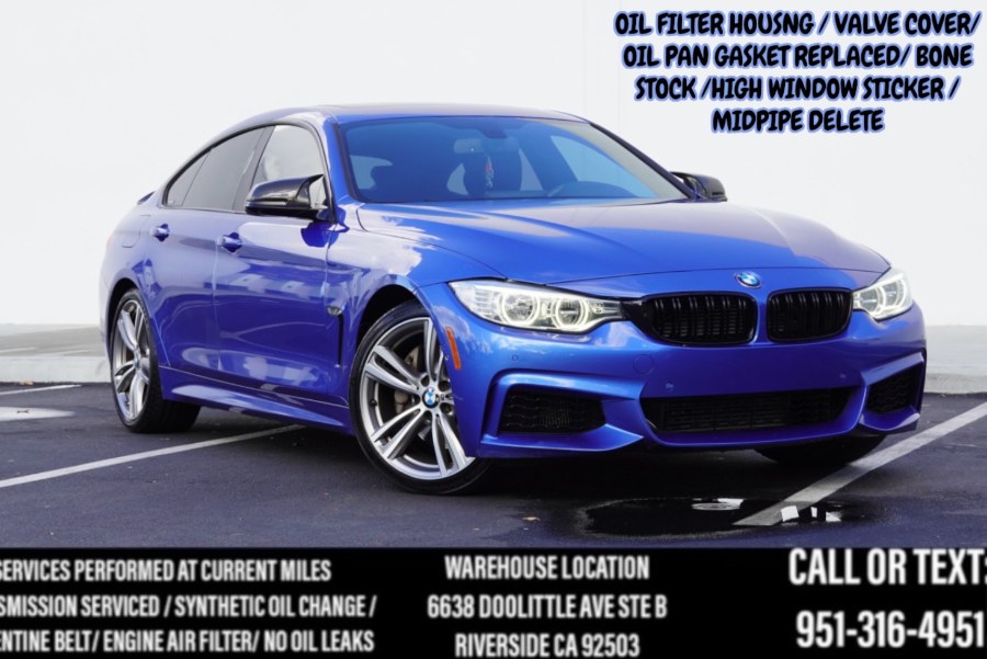 Used 2015 F36 BMW 435i MSPORT in Riverside, California | Big Timin Motors LLC. Riverside, California