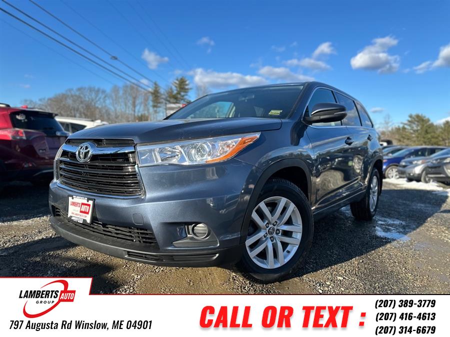 Used 2016 Toyota Highlander in Winslow, Maine | Lamberts Auto Group LLC. Winslow, Maine
