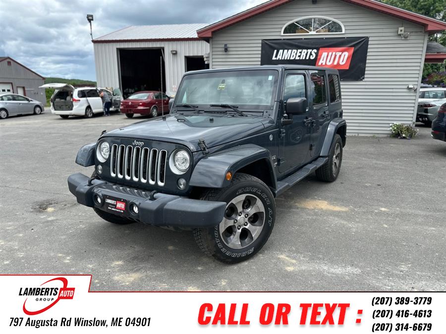 Used 2017 Jeep Wrangler Unlimi in Winslow, Maine | Lamberts Auto Group LLC. Winslow, Maine