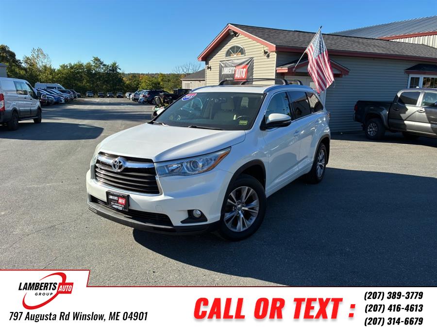Used 2015 Toyota Highlander in Winslow, Maine | Lamberts Auto Group LLC. Winslow, Maine