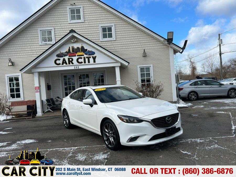 2017 Mazda Mazda6 Grand Touring Auto, available for sale in East Windsor, Connecticut | Car City LLC. East Windsor, Connecticut