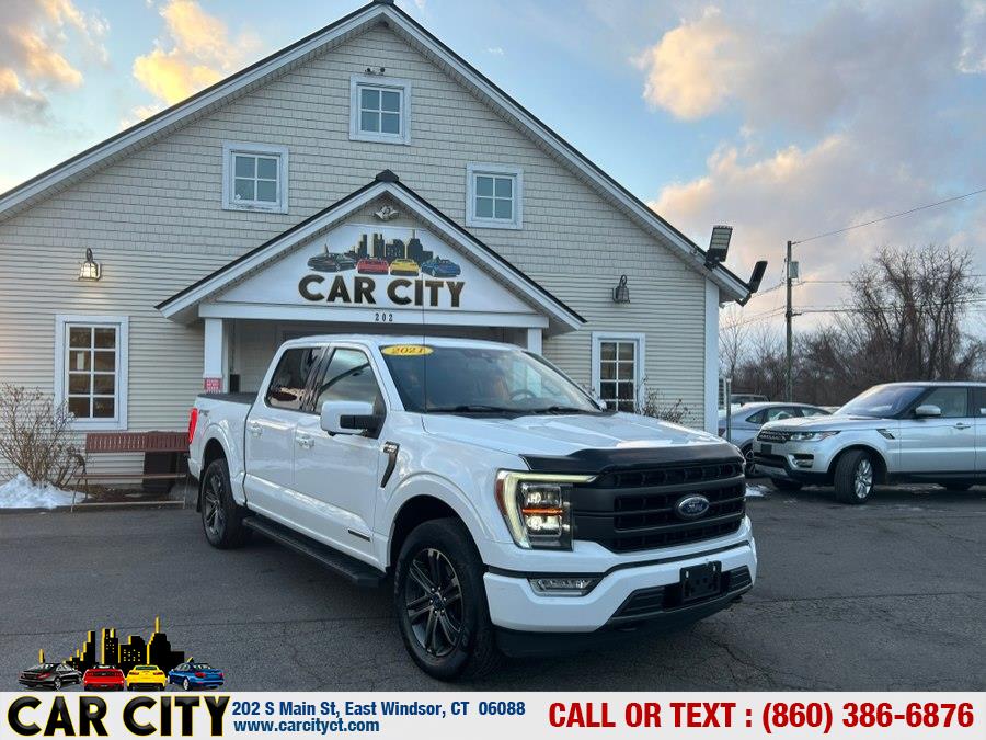 2021 Ford F-150 LARIAT 4WD SuperCrew 5.5'' Box, available for sale in East Windsor, Connecticut | Car City LLC. East Windsor, Connecticut