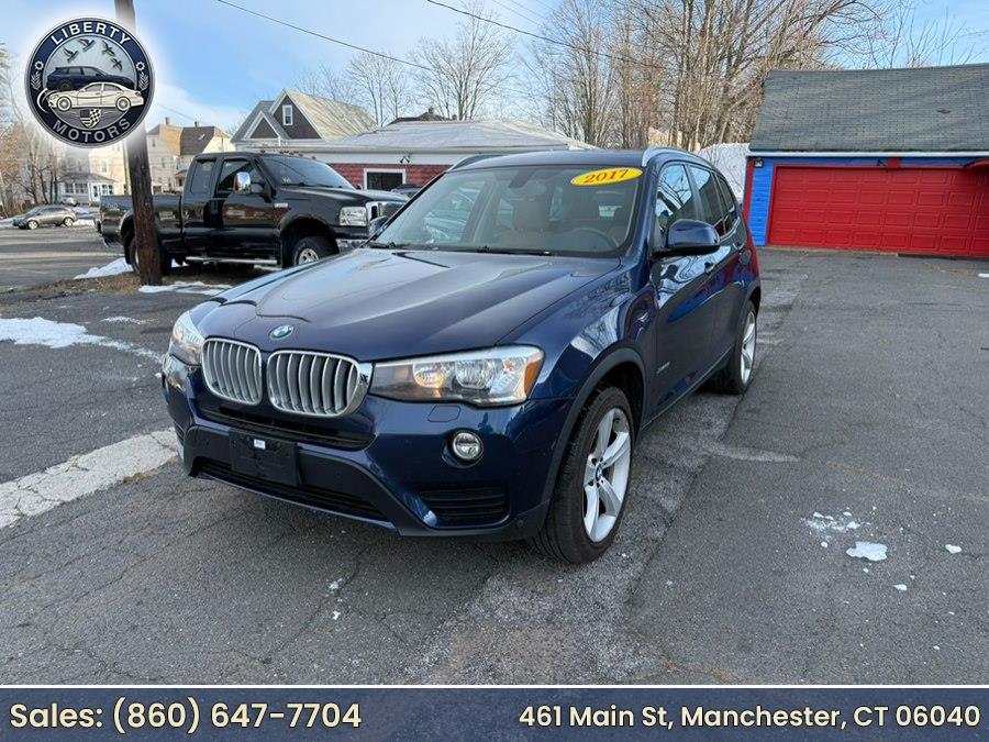 2017 BMW X3 xDrive28i Sports Activity Vehicle, available for sale in Manchester, Connecticut | Liberty Motors. Manchester, Connecticut