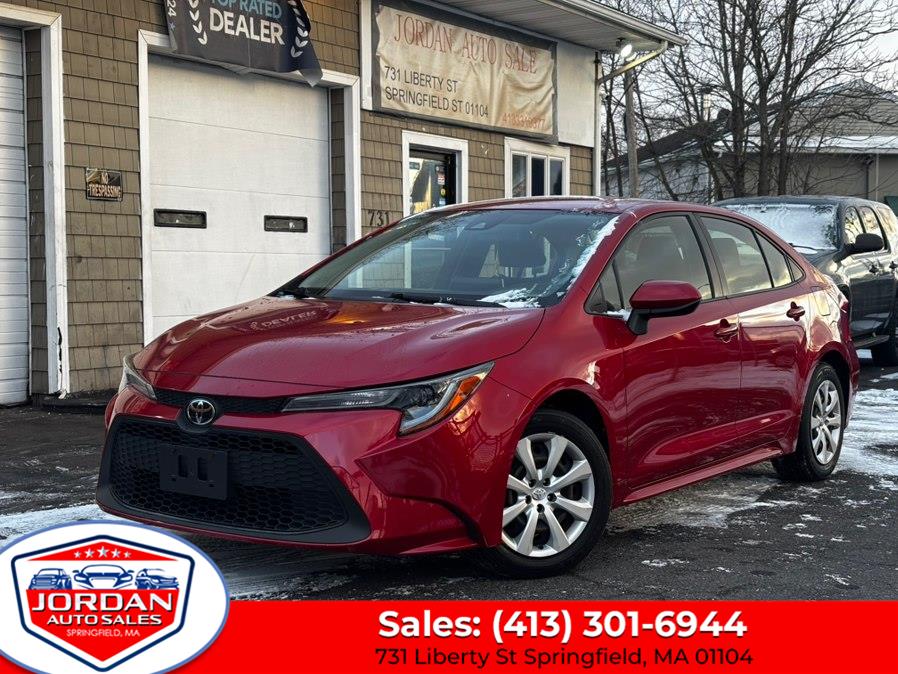 2021 Toyota Corolla LE CVT (Natl), available for sale in Springfield, Massachusetts | Jordan Auto Sales. Springfield, Massachusetts