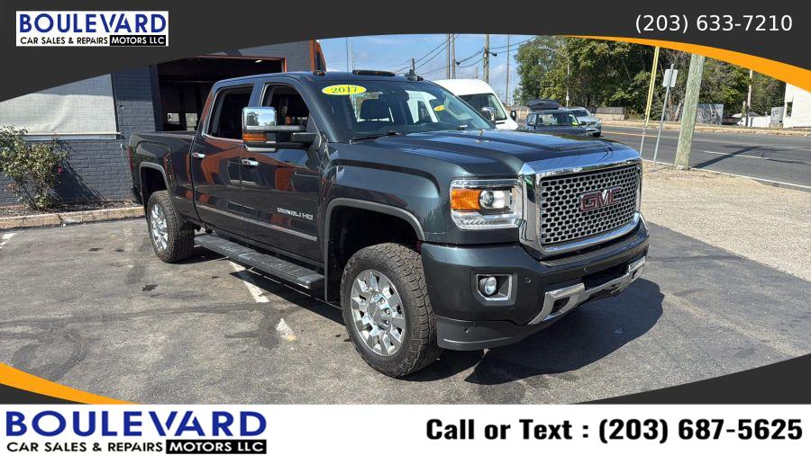 2017 GMC Sierra 2500 Hd Crew Cab Denali Pickup 4D 6 1/2 ft, available for sale in New Haven, Connecticut | Boulevard Motors LLC. New Haven, Connecticut