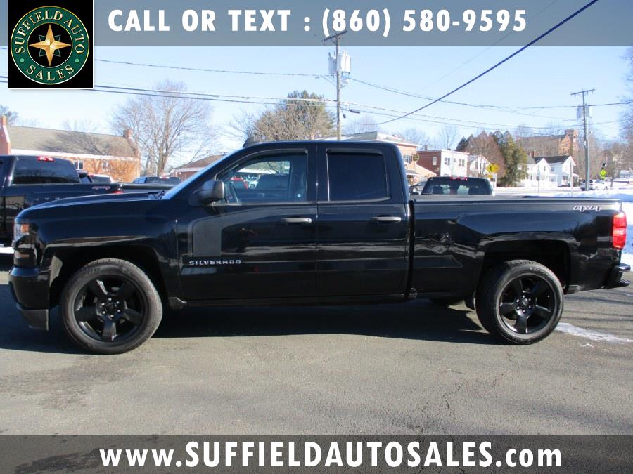 2017 Chevrolet Silverado 1500 4WD Double Cab 143.5" Custom, available for sale in Suffield, Connecticut | Suffield Auto LLC. Suffield, Connecticut
