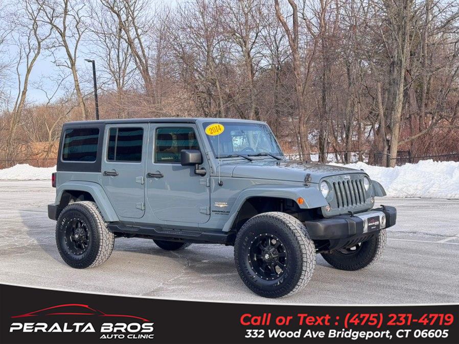 2014 Jeep Wrangler Unlimited 4WD 4dr Sahara, available for sale in Bridgeport, Connecticut | Peralta Bros Auto Clinic. Bridgeport, Connecticut