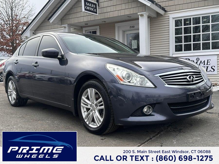 2010 Infiniti G37 Sedan 4dr x AWD, available for sale in East Windsor, Connecticut | Prime Wheels. East Windsor, Connecticut