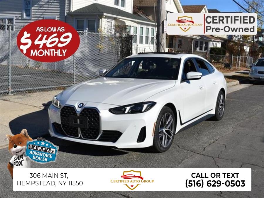 2025 BMW 4 Series 430i Gran Coupe, available for sale in Hempstead, New York | Certified Automotive Group. Hempstead, New York