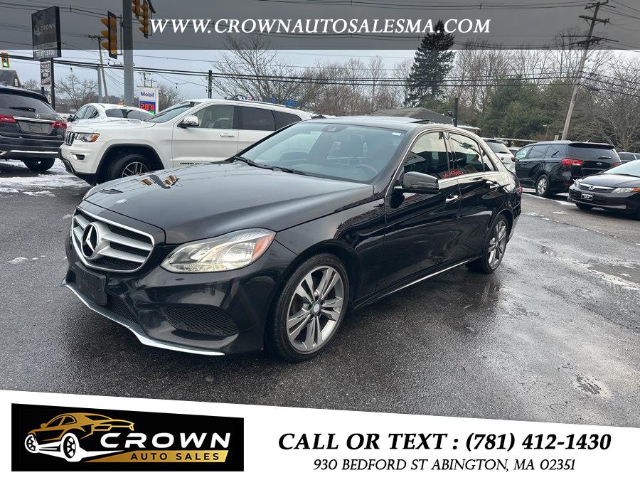 2016 Mercedes-Benz E-Class 4dr Sdn E 350 Sport 4MATIC, available for sale in Abington, Massachusetts | Crown Auto Sales. Abington, Massachusetts