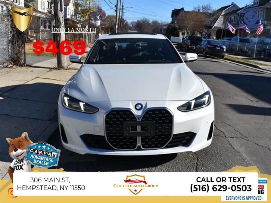 2025 BMW 4 Series 430i Gran Coupe, available for sale in Hempstead, New York | Certified Auto Group. Hempstead, New York