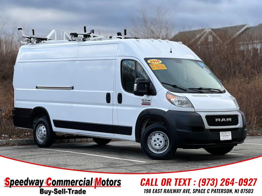 2019 Ram ProMaster Cargo Van 3500 High Roof 159" WB EXT, available for sale in Paterson, New Jersey | Speedway Commercial Motors LLC. Paterson, New Jersey