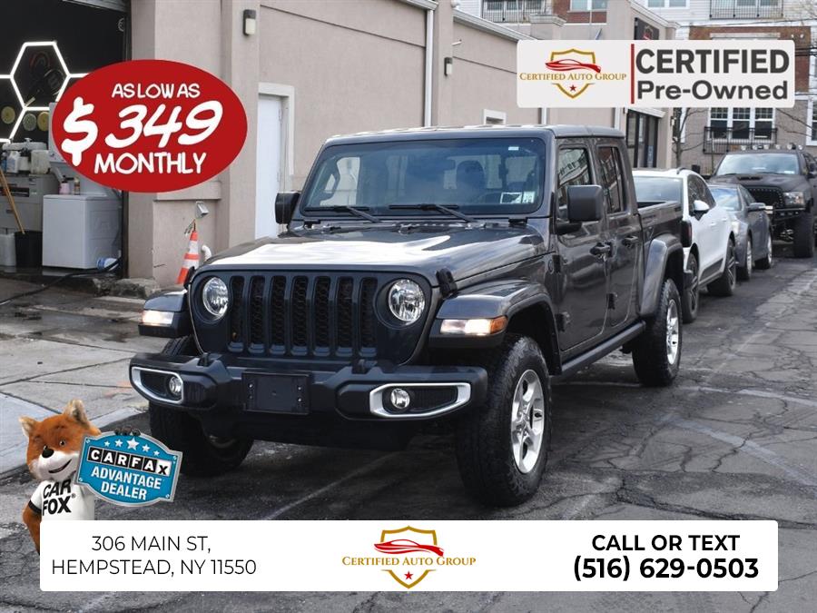 2022 Jeep Gladiator Sport, available for sale in Hempstead, New York | Certified Automotive Group. Hempstead, New York