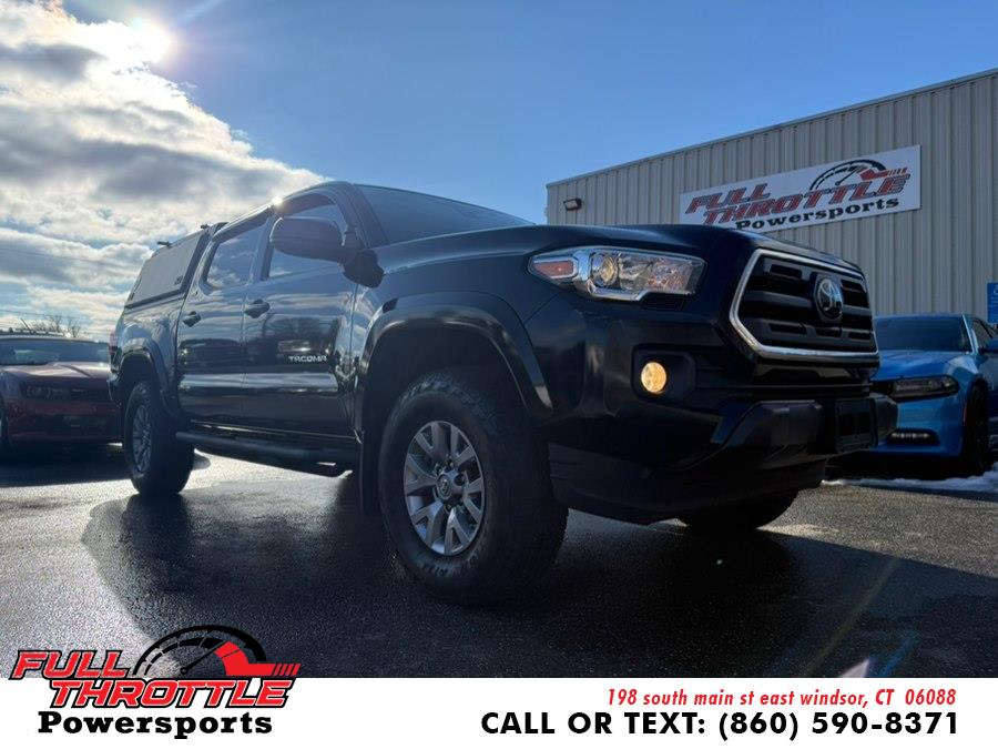 2018 Toyota Tacoma SR Double Cab 5'' Bed V6 4x4 AT (Natl), available for sale in East Windsor, Connecticut | Full Throttle Power Sports LLC. East Windsor, Connecticut