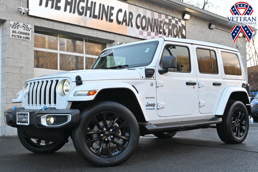 2022 Jeep Wrangler 4xe Unlimited Sahara 4x4, available for sale in Waterbury, Connecticut | Highline Car Connection. Waterbury, Connecticut
