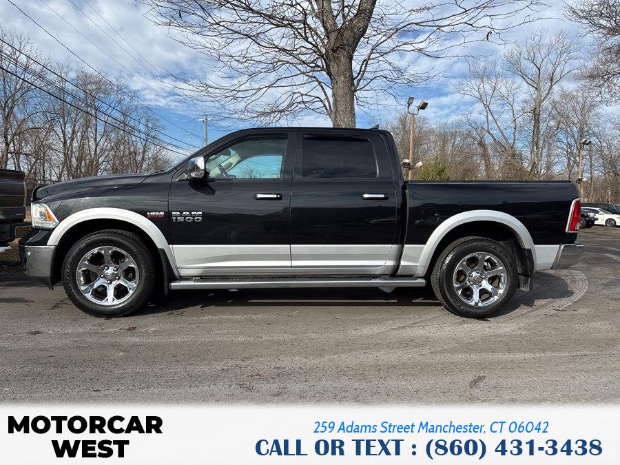 2016 Ram 1500 4WD Crew Cab 140.5" Laramie, available for sale in Manchester, Connecticut | Motorcar West. Manchester, Connecticut