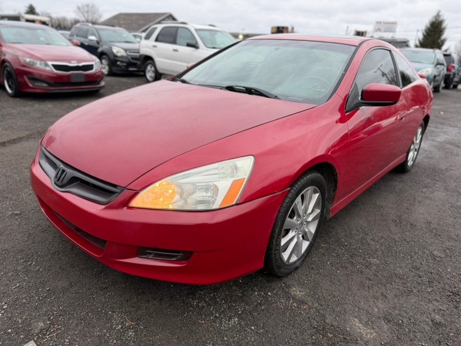 2007 Honda Accord Cpe 2dr V6 AT EX-L, available for sale in East Windsor, Connecticut | STS Automotive. East Windsor, Connecticut
