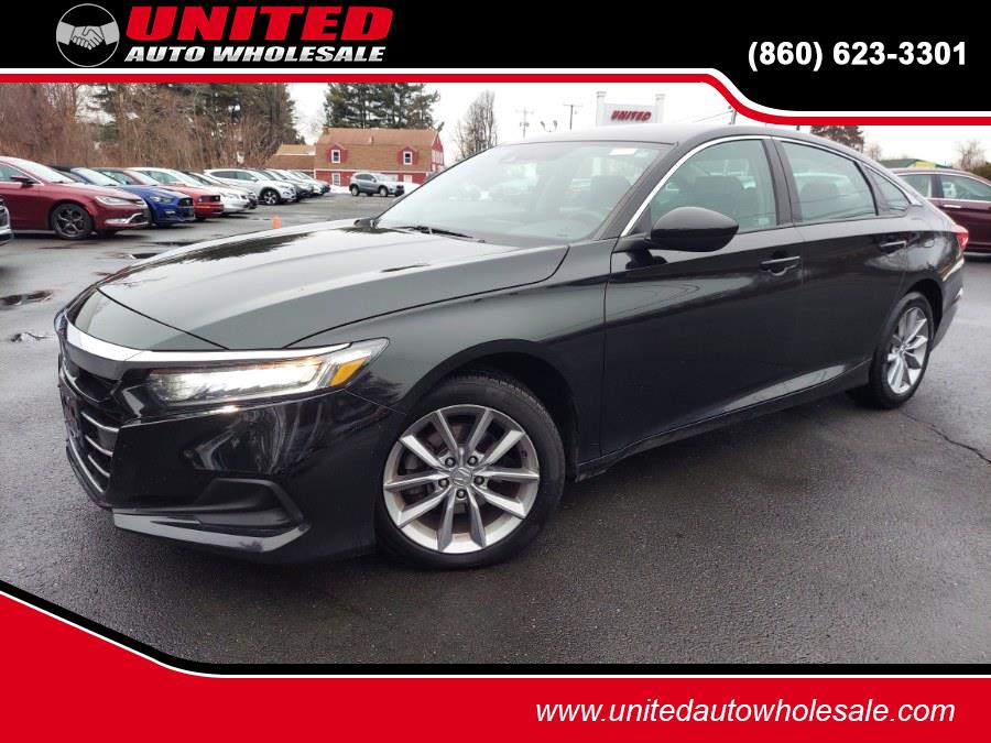 2021 Honda Accord Sedan LX 1.5T CVT, available for sale in East Windsor, Connecticut | United Auto Sales of E Windsor, Inc. East Windsor, Connecticut