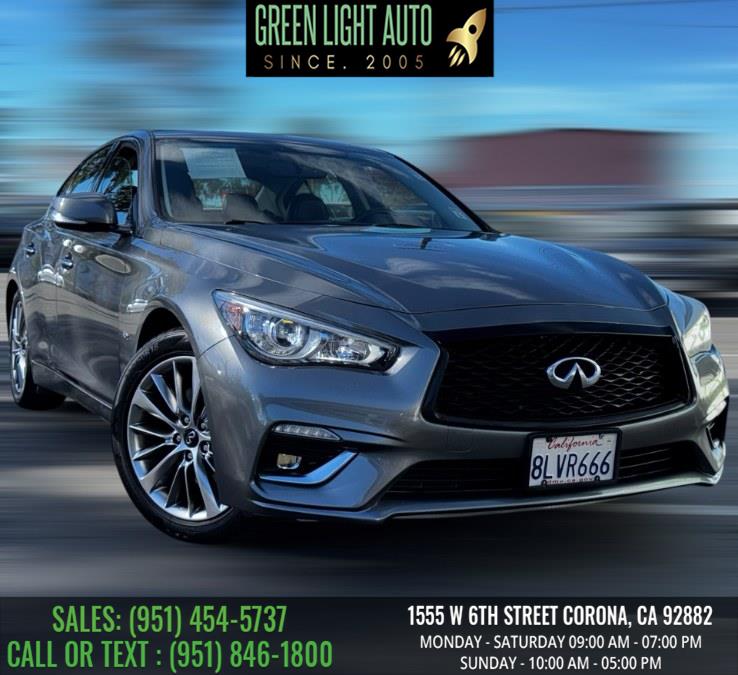 Used 2018 INFINITI Q50 in Corona, California | Green Light Auto. Corona, California