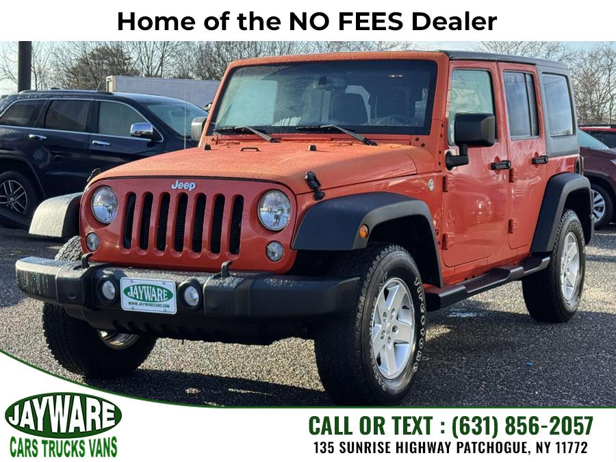 2015 Jeep Wrangler Unlimited 4WD 4dr Sport, available for sale in Patchogue, New York | Jayware Cars Trucks Vans. Patchogue, New York