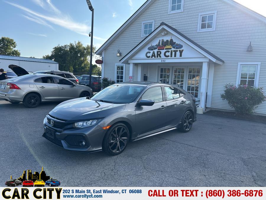 2018 Honda Civic Hatchback Sport CVT, available for sale in East Windsor, Connecticut | Car City LLC. East Windsor, Connecticut