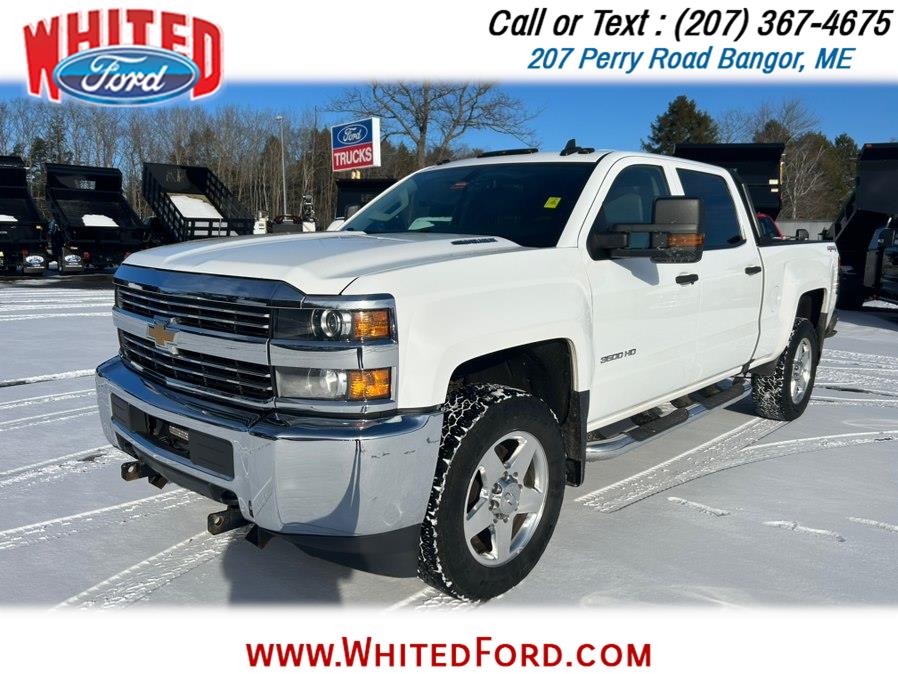 2016 Chevrolet Silverado 3500HD 4WD Crew Cab 153.7" Work Truck, available for sale in Bangor, Maine | Whited Ford. Bangor, Maine