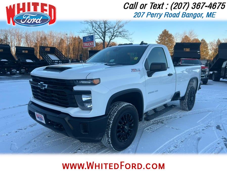 2024 Chevrolet Silverado 2500HD 4WD Reg Cab Z71 142" Work Truck, available for sale in Bangor, Maine | Whited Ford. Bangor, Maine