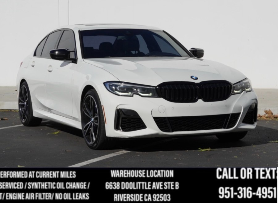 2020 G20 BMW B58 M340i M340i (ALPINE WHITE), available for sale in Riverside, California | Big Timin Motors LLC. Riverside, California