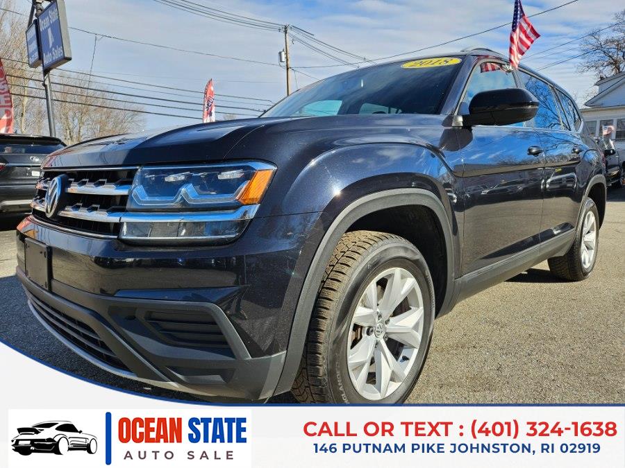 2018 Volkswagen Atlas 3.6L V6 S 4MOTION, available for sale in Johnston, Rhode Island | Ocean State Auto Sales. Johnston, Rhode Island