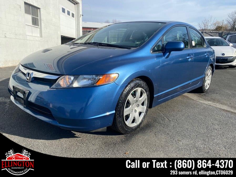 2008 Honda Civic Sdn 4dr Auto LX, available for sale in Ellington, Connecticut | Ellington Automotive LLC. Ellington, Connecticut