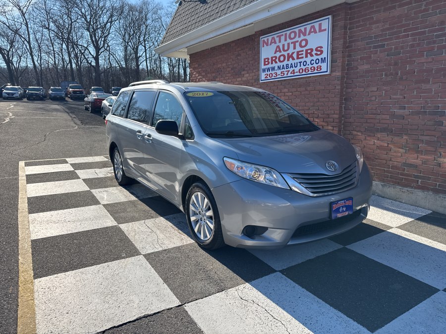 2017 Toyota Sienna LE AWD 7-Passenger, available for sale in Waterbury, Connecticut | National Auto Brokers, Inc.. Waterbury, Connecticut