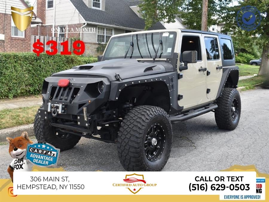 2018 Jeep Wrangler Jk Unlimited Sport, available for sale in Hempstead, New York | Certified Auto Group. Hempstead, New York