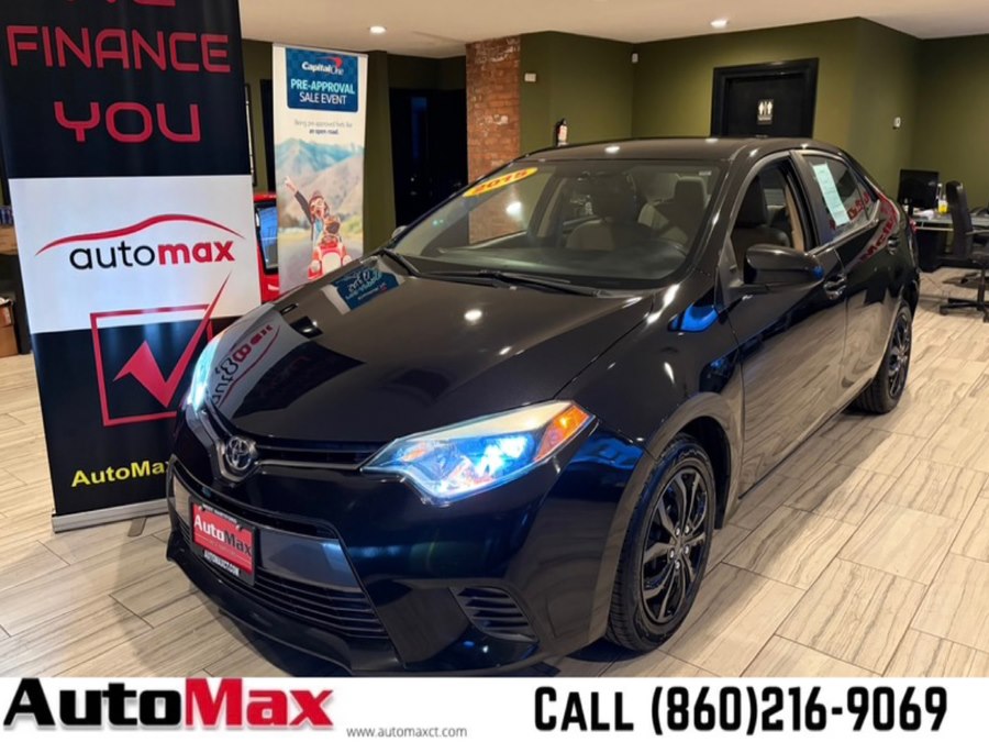 2015 Toyota Corolla 4dr Sdn CVT LE (Natl), available for sale in West Hartford, Connecticut | AutoMax. West Hartford, Connecticut
